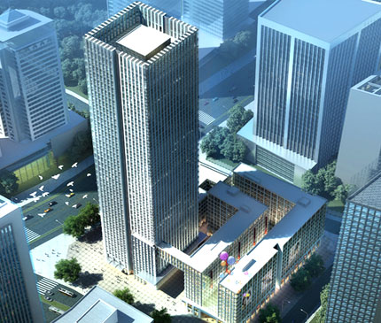 新华网天津地产频道--滨海华贸中心--走进滨海