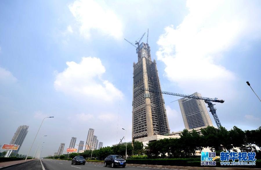 天津在建最高楼已达320米