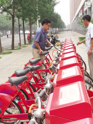 津启动公共自行车系统项目 租赁点最终超2000个