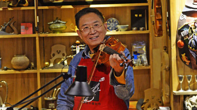 走进王正华的提琴制作工作室