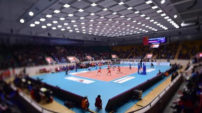 女排联赛半决赛第二回合:江苏胜天津