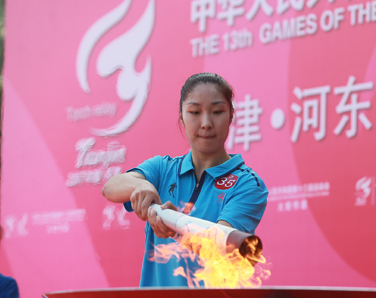 火炬传递河东站结束 交通枢纽诠海河东岸新极核