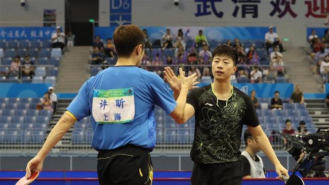 乒乓球--男子双打:马龙\/许昕晋级半决赛