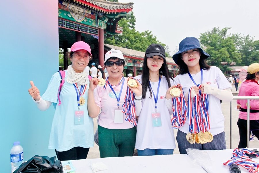 酷跑天津 水上公园全民竞走挑战赛现场