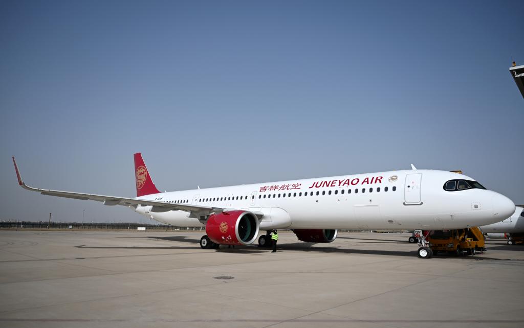 空客天津总装线交付首架新主力机型A321飞机