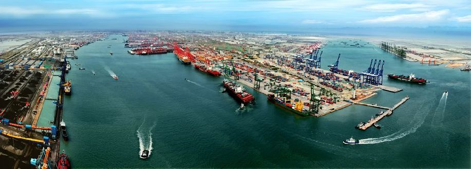 天津港全景图