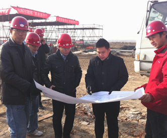 唯品会副总裁唐倚智一行到地毯园考察