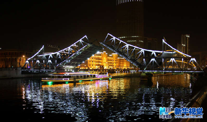 天津百年建筑解放桥