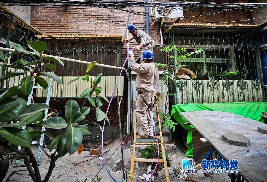 天津旧楼区电力配套改造全面展开