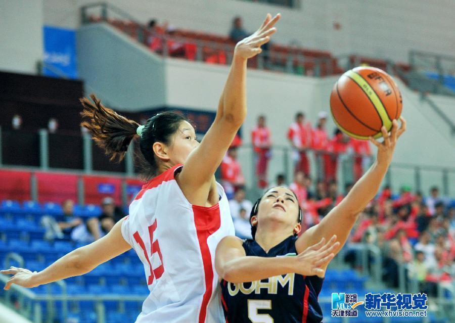 东亚运动会——篮球：中国女篮战胜关岛女篮