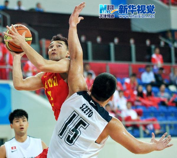 东亚运动会——篮球B组：中国队胜中国香港队