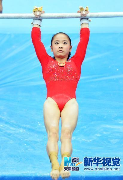 东亚运动会——体操：谭佳薪获得高低杠冠军