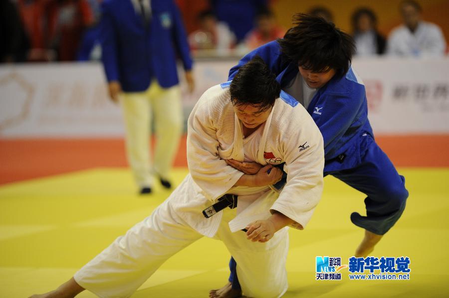 东亚运动会——柔道：秦茜获女子78公斤以上级冠军