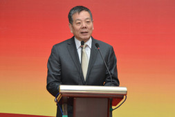 中國紡織工業聯合會副會長楊紀朝講話