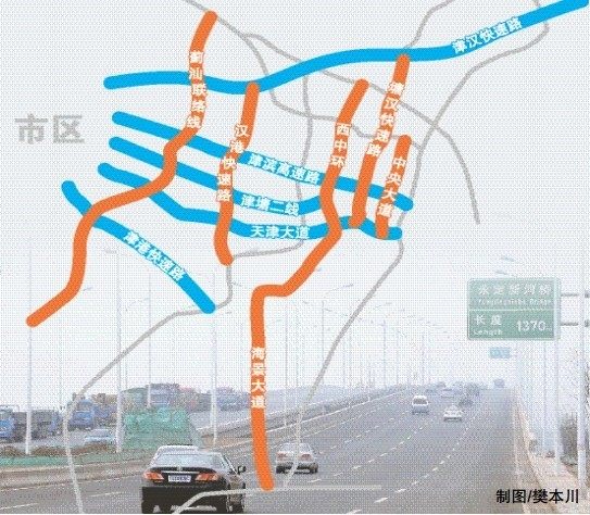 滨海新区“5横5纵”路网基本建成