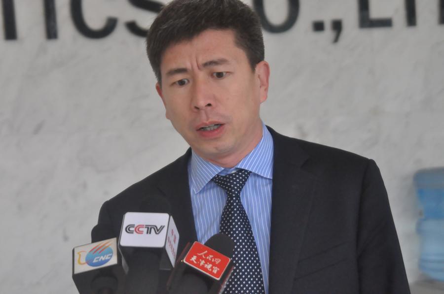 渤海现代物流公司总经理贠智红接受新华网专访