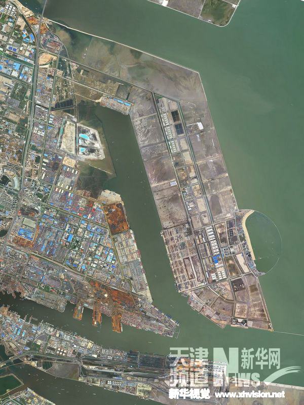 2011年东疆港区卫星遥感图